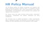 do HR policy development